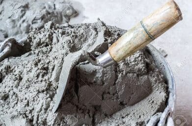 mezcla de cemento y arena