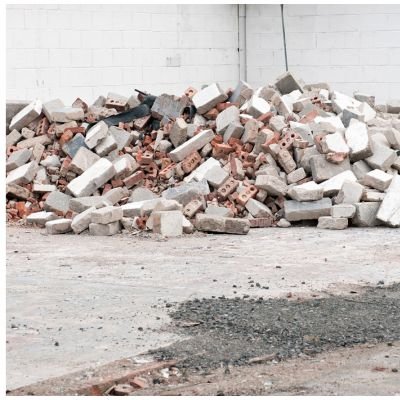 calcular desperdicio de material en obra